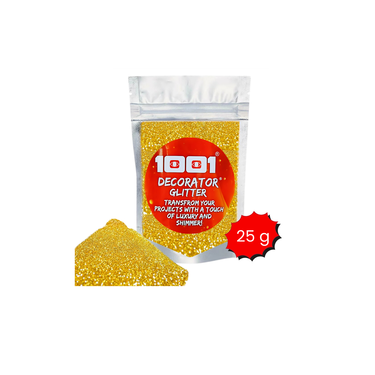 1001 Glossy Decorator Glitter for Epoxy Grout, Art Epoxy, Speaker Paint