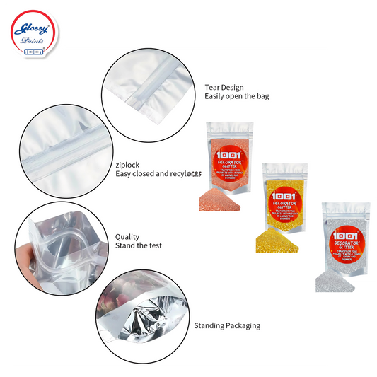 1001 Glossy Decorator Glitter for Epoxy Grout, Art Epoxy, Speaker Paint Super AF