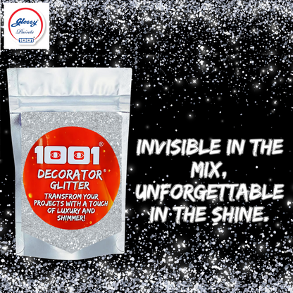 1001 Glossy Decorator Glitter for Epoxy Grout, Art Epoxy, Speaker Paint