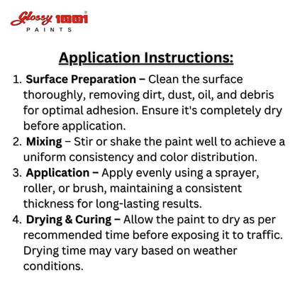 1001 Specialised Coating Road Marking Paint For Curb, Traffic Road, Pavement Striping, Parking Lots, Crosswalks, Driveways, Airports, Traffic Signs, Painting, Arts & CraftsSuper AF