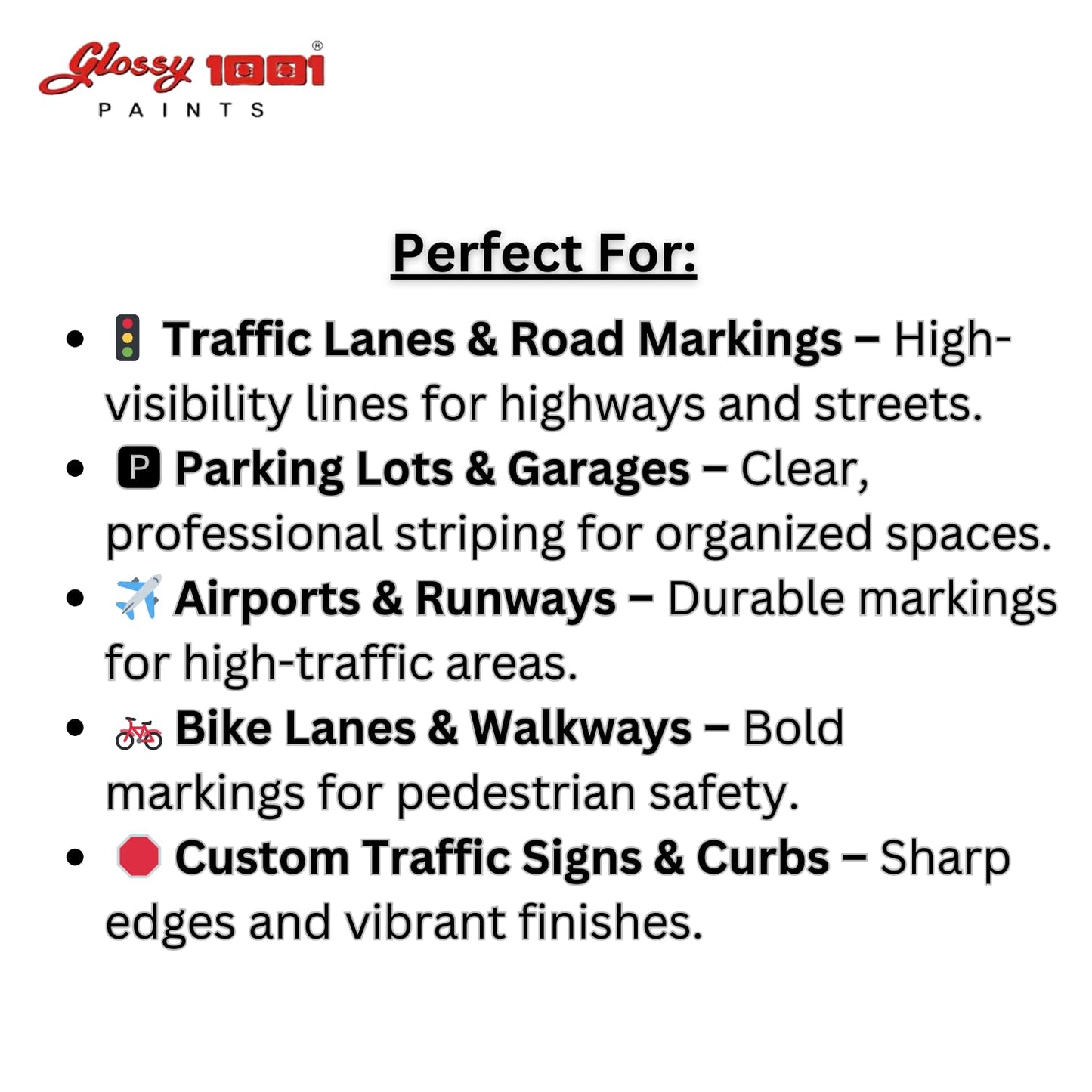 1001 Specialised Coating Road Marking Paint For Curb, Traffic Road, Pavement Striping, Parking Lots, Crosswalks, Driveways, Airports, Traffic Signs, Painting, Arts & CraftsSuper AF