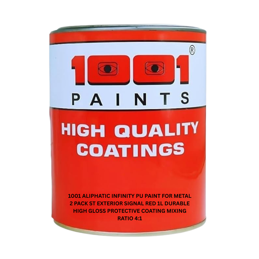 1001 Aliphatic Infinity PU Paint for Metal 2 Pack ST Exterior Signal Red Super AF