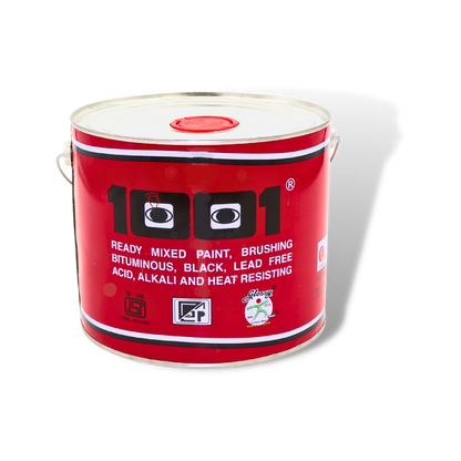 1001 Ready Mixed Paint, RMP Brushing Bituminous, Black, Lead Free, Acid Alkali and Heat Resisting ST - IS 158 Super AF