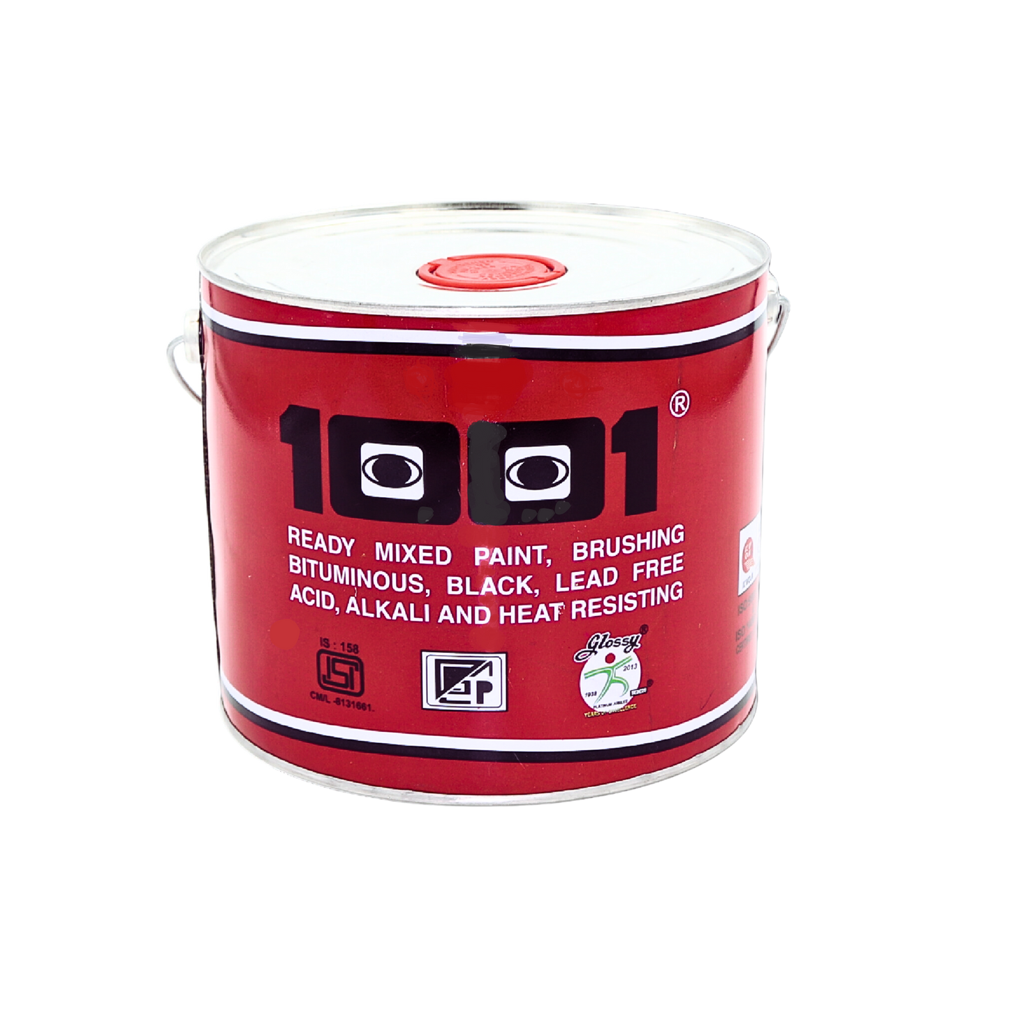 1001 Ready Mixed Paint, RMP Brushing Bituminous, Black, Lead Free, Acid Alkali and Heat Resisting ST - IS 158 Super AF
