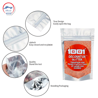 Glossy Decorator Glitter for Epoxy Grout, Art Epoxy, Speaker Paint