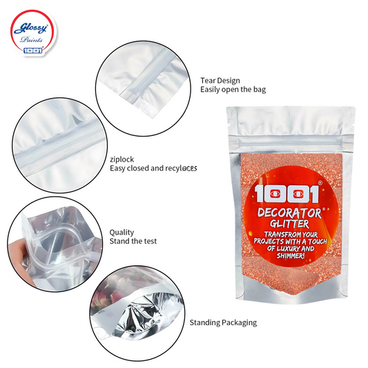 Glossy Decorator Glitter for Epoxy Grout, Art Epoxy, Speaker Paint Super AF