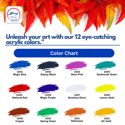 Elite Artist's Acrylic Metallic Colors for Multi-surface