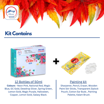 Elite Artist's Acrylic Metallic Colors for Multi-surface