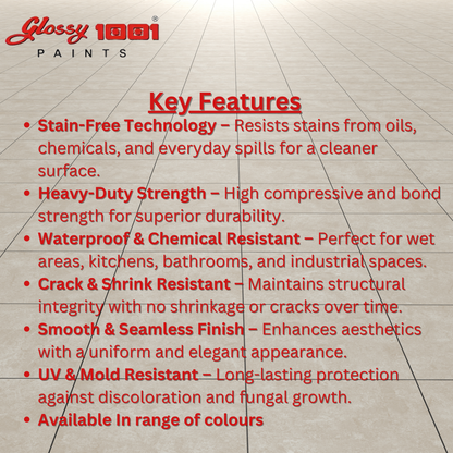 1001 GC 606 Stainfree Epoxy Grout for Floors and Walls Super AF