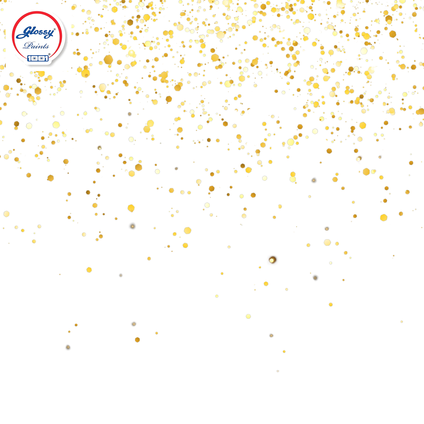 Glossy Decorater Glitter for Epoxy Grout, Art Epoxy, Speaker Paint Golden