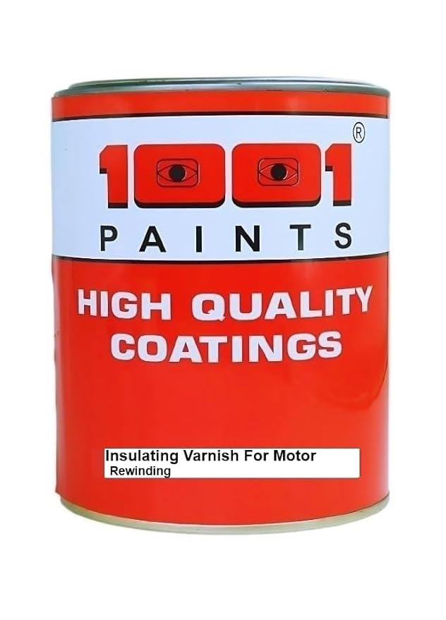1001 High Quality Insulating Varnish for Motor Rewinding Oil Base Provides Excellent Resistance Against Moisture, Heat, and Electrical Stress - 1 LTR