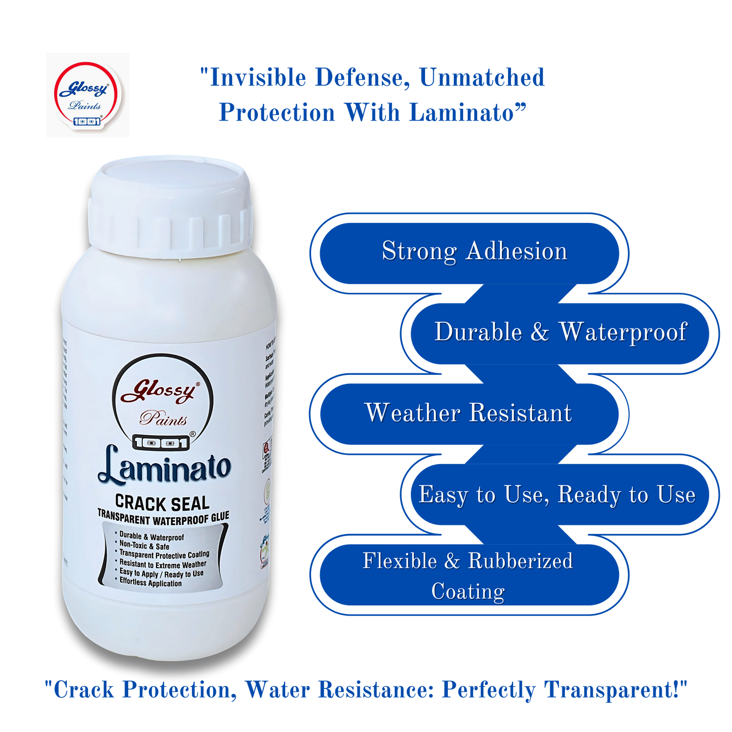 Glossy 1001 Laminato Crack Seal Barrier Water Proof Glue