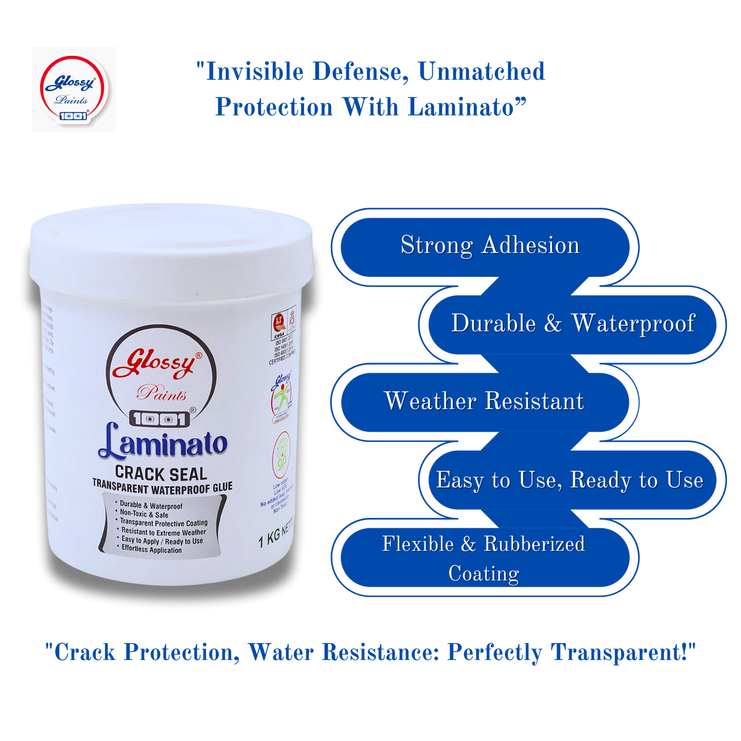 Glossy 1001 Laminato Crack Seal Barrier Water Proof Glue