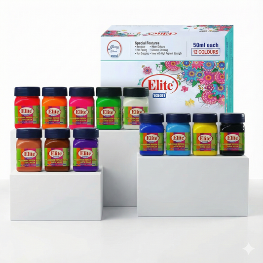 Artist Acrylic Flurocent Paint 12x50 Pack