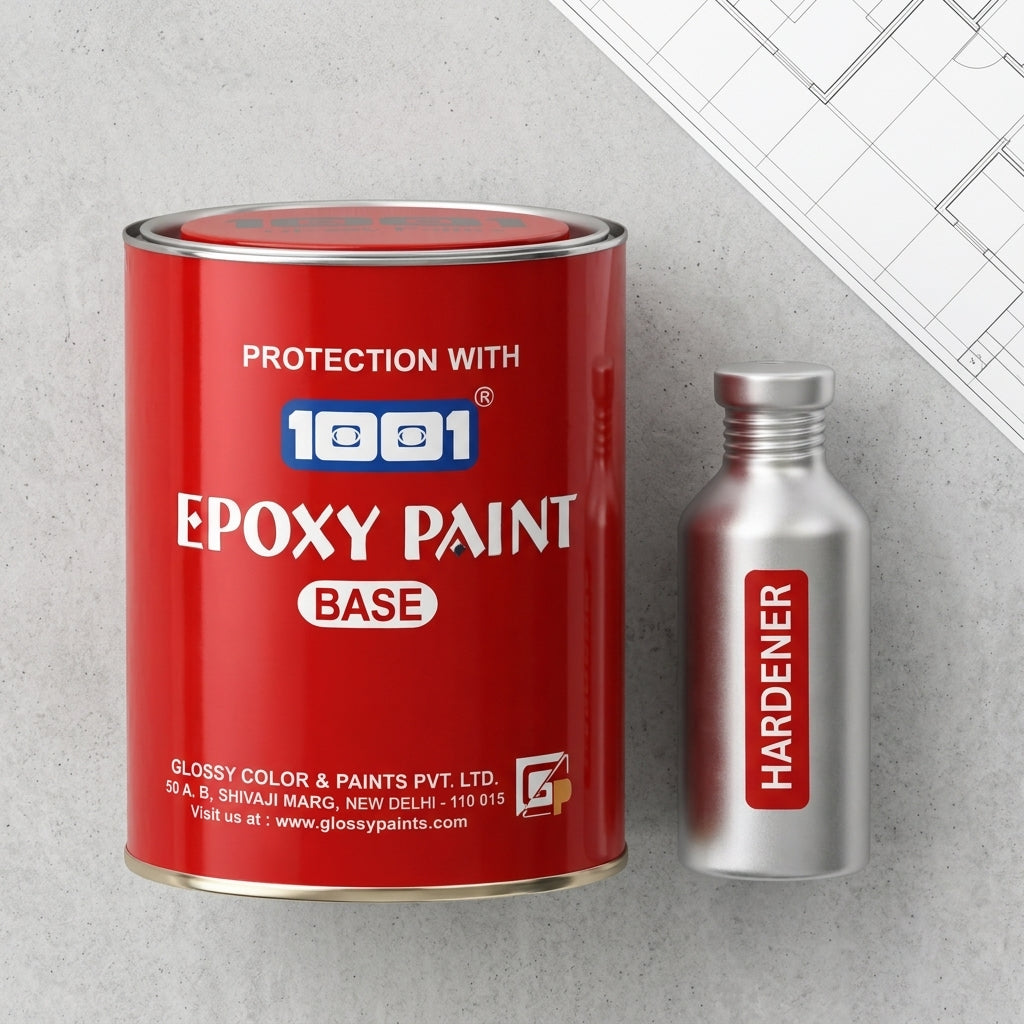1001 Epoxy Paint HB Coating 2 Pack System With Hardener Super AF