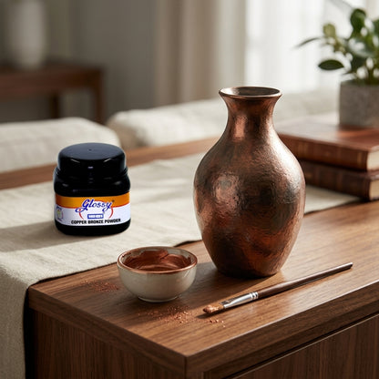 1001 Copper Bronze Powder | Metallic Pigment for Paints & Coatings | Decorative Finish Super AF