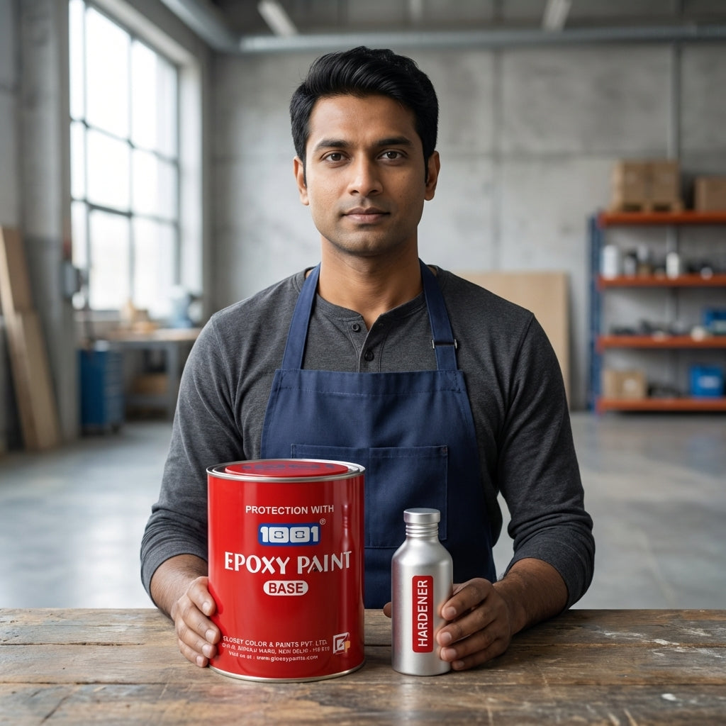 1001 Epoxy Paint HB Coating 2 Pack System With Hardener Super AF