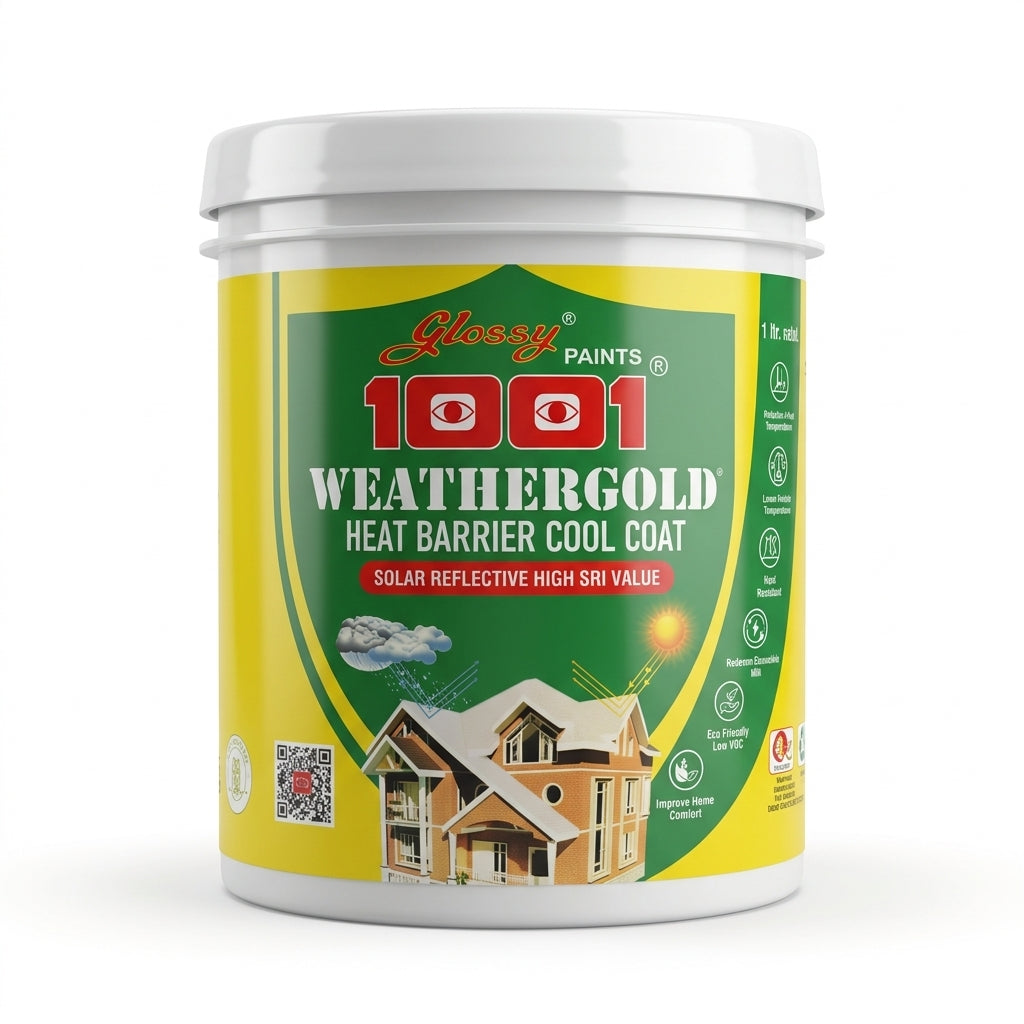 1001 Weathergold Heat Barrier A Cool Roof Coating/Heat Reflective Paint Super AF