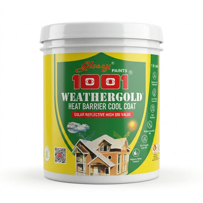 1001 Weathergold Heat Barrier A Cool Roof Coating/Heat Reflective Paint Super AF