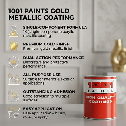 1001 1K Acrylic Metallic Coatings ST Super AF