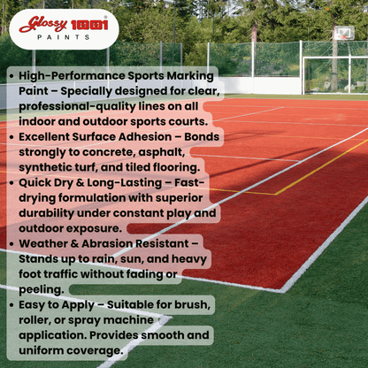 1001 White Line Marking Paint for Sports Court